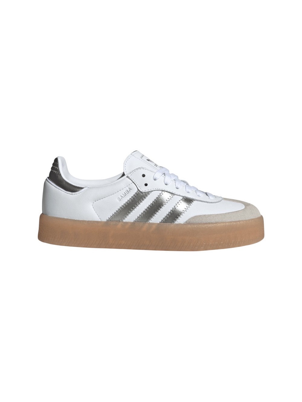 NEW Adidas Sombae Sneakers Women’s US Size 8 White/Silver/Gum Athletic Shoes